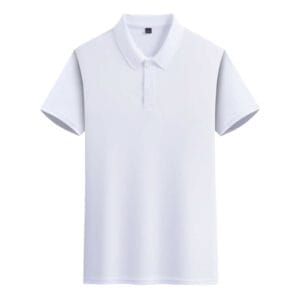 YG2207 Dri Fit Polo Tee Eyelet white