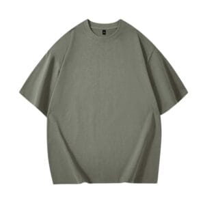 YG63 Cotton Regular Tee greyish green
