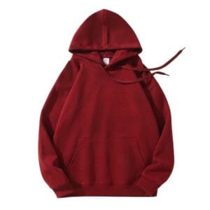 YG681 Cotton Hoodie maroon