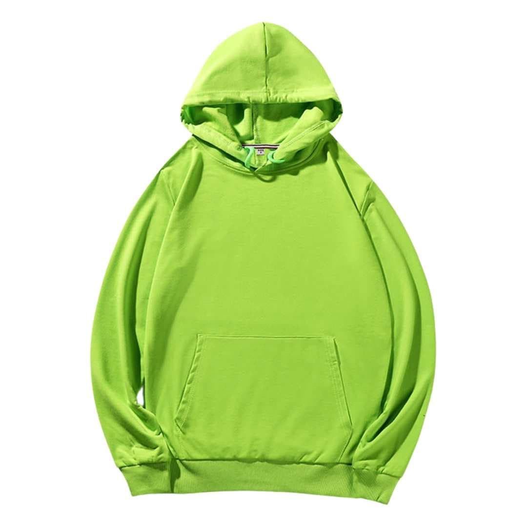 (YG)706 Cotton Hoodie - lime green