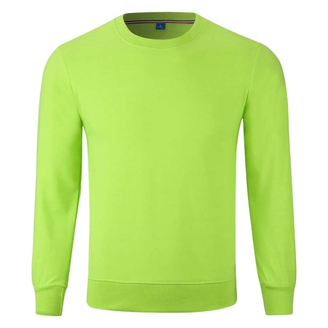 YG8066 Cotton Fleece Sweatshirt - lime green