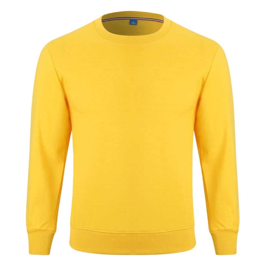 YG8066 Cotton Fleece Sweatshirt - yellow