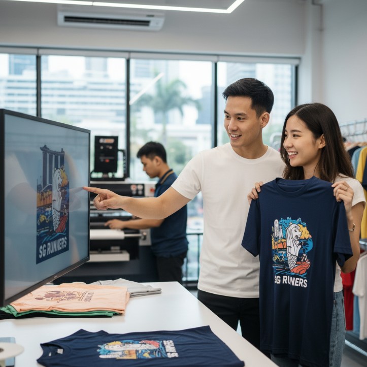 Bulk T-Shirt Printing in Singapore